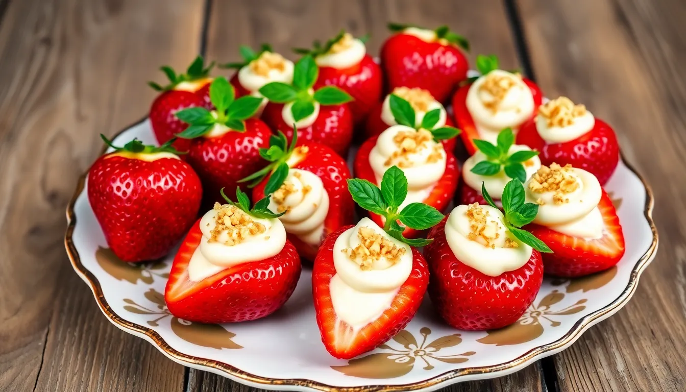 Cheesecake Deviled Strawberries: Easy No-Bake Dessert Recipe (Ready in 30 Minutes!) 3