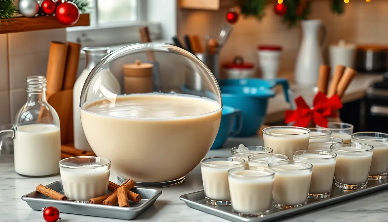 The Ultimate Spiced Rum Eggnog Recipe: Rich, Creamy & Perfect for Holidays 4 The Ultimate Spiced Rum Eggnog Recipe: Rich, Creamy & Perfect for Holidays 3
