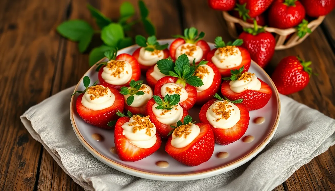 Cheesecake Deviled Strawberries: Easy No-Bake Dessert Recipe (Ready in 30 Minutes!) 5