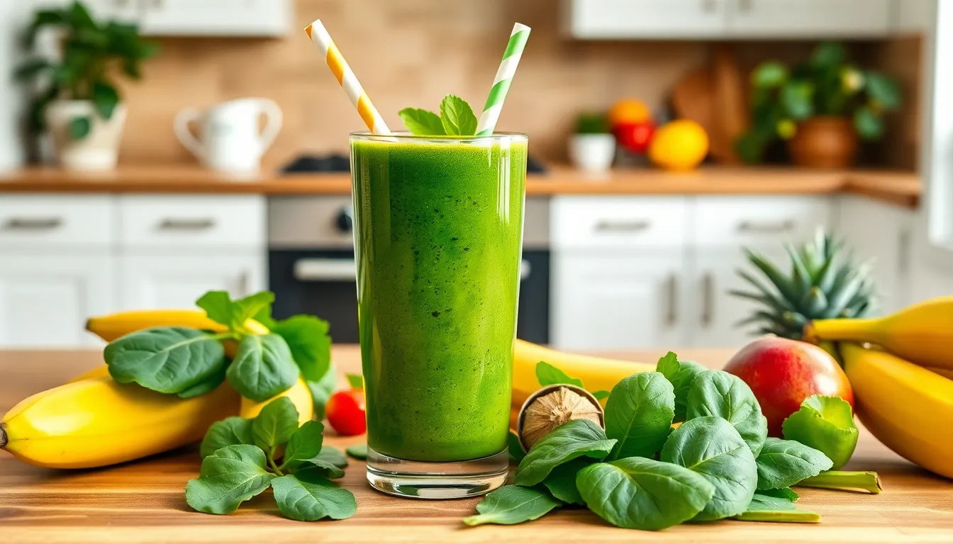 15 Easy Green Smoothie Recipes That Actually Taste Amazing (Beginner-Friendly!) 6 15 Easy Green Smoothie Recipes That Actually Taste Amazing (Beginner-Friendly!) 5
