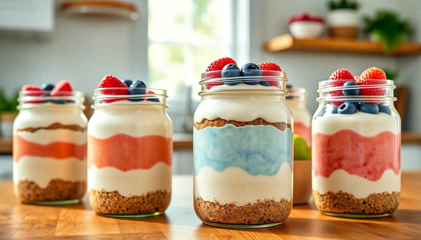 High Protein Cheesecake Jars: 30g Protein Per Serving (Easy Make-Ahead Recipe) 8 High Protein Cheesecake Jars: 30g Protein Per Serving (Easy Make-Ahead Recipe) 7