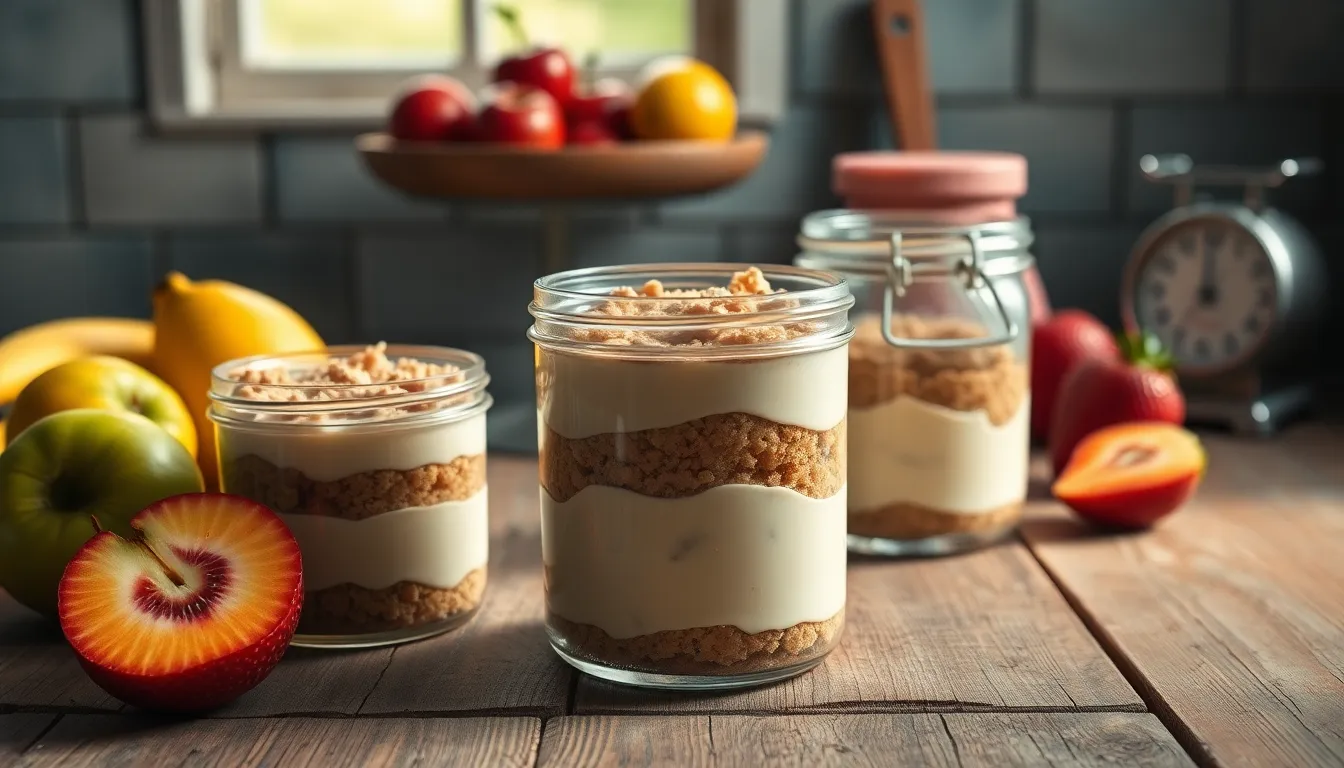 High Protein Cheesecake Jars: 30g Protein Per Serving (Easy Make-Ahead Recipe) 16 High Protein Cheesecake Jars: 30g Protein Per Serving (Easy Make-Ahead Recipe) 15