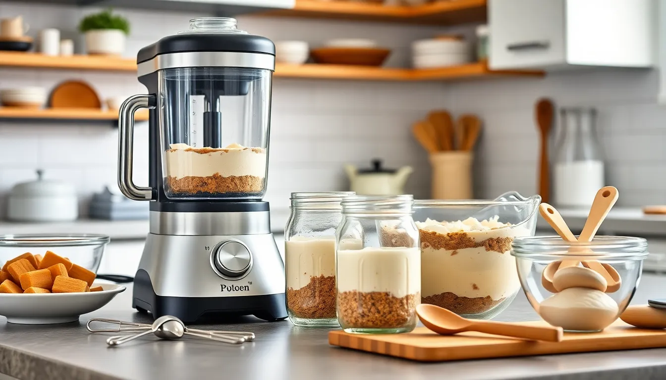 High Protein Cheesecake Jars: 30g Protein Per Serving (Easy Make-Ahead Recipe) 2 High Protein Cheesecake Jars: 30g Protein Per Serving (Easy Make-Ahead Recipe) 1