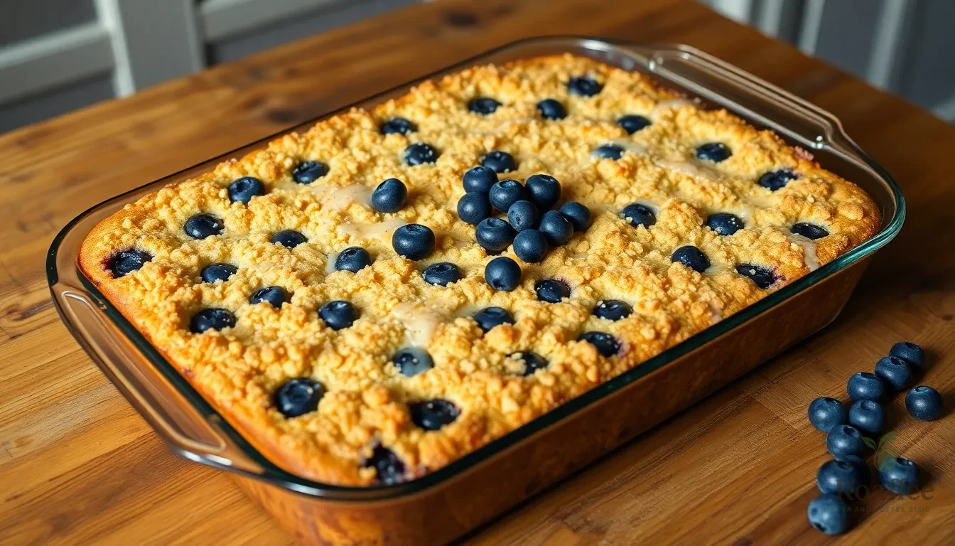 Easy Blueberry Sour Cream Coffee Cake Recipe - Moist & Bakery-Quality 4 Easy Blueberry Sour Cream Coffee Cake Recipe - Moist & Bakery-Quality 3