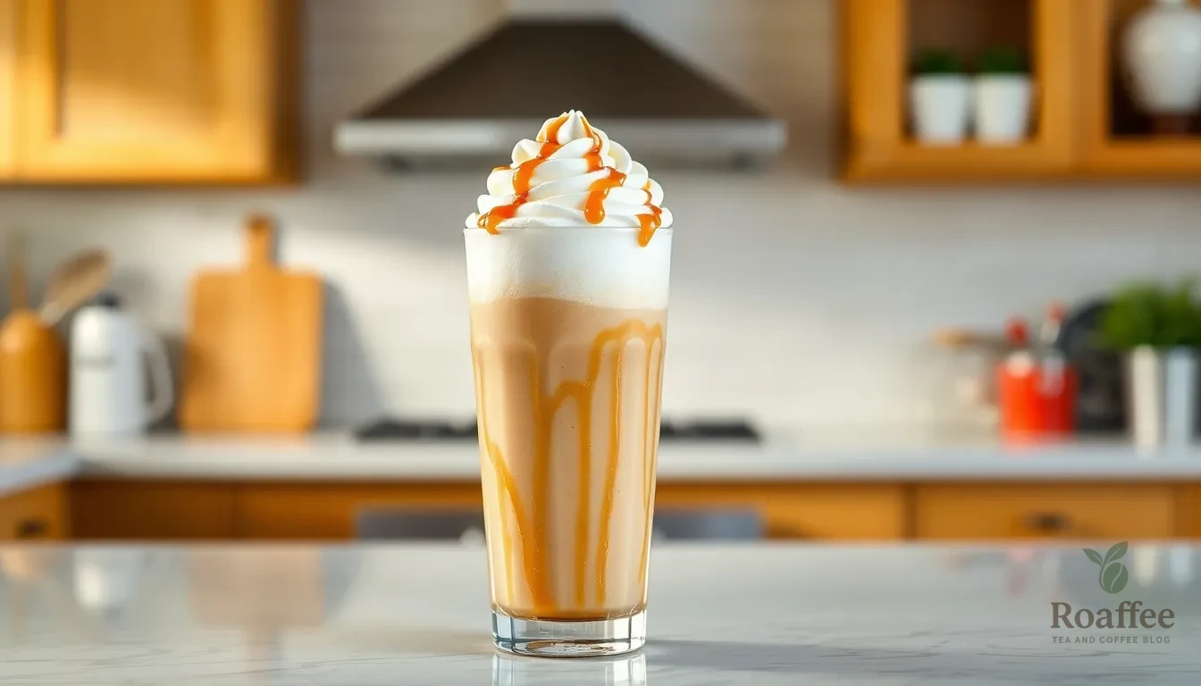 Easy Caramel Frappe Recipe No Coffee - Creamy & Delicious in 10 Minutes 4 Easy Caramel Frappe Recipe No Coffee - Creamy & Delicious in 10 Minutes 3