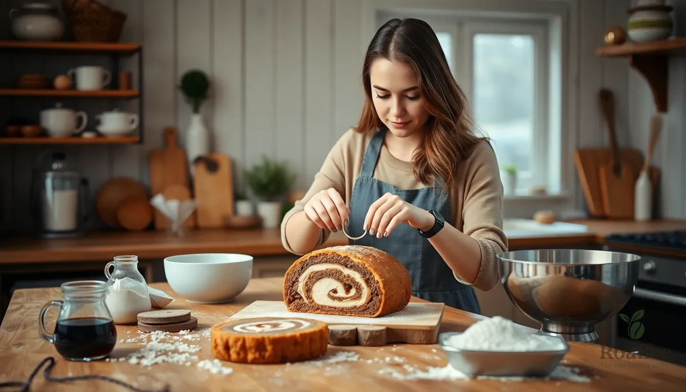 Perfect Coffee Swiss Roll Recipe: Easy Step-by-Step Guide for Bakery-Quality Results 4 Perfect Coffee Swiss Roll Recipe: Easy Step-by-Step Guide for Bakery-Quality Results 3