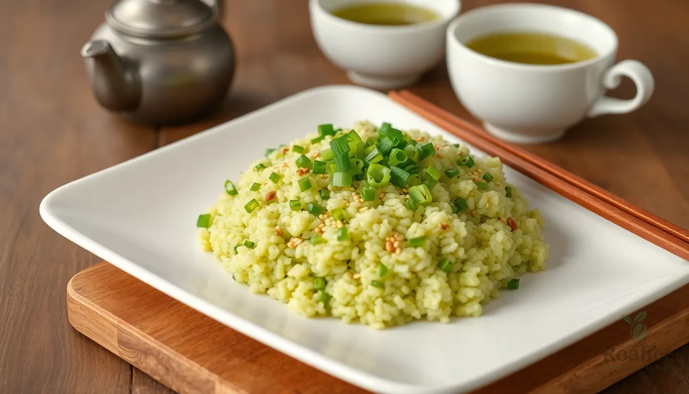 Easy Green Tea Rice Recipe: Japanese-Style Aromatic Rice in 20 Minutes 4 Easy Green Tea Rice Recipe: Japanese-Style Aromatic Rice in 20 Minutes 3