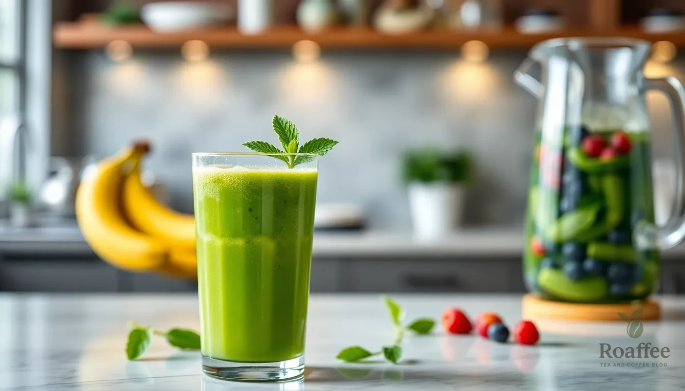 Green Tea Smoothie Recipe: 5-Minute Healthy Energy Boost (No Coffee Needed!) 4 Green Tea Smoothie Recipe: 5-Minute Healthy Energy Boost (No Coffee Needed!) 3