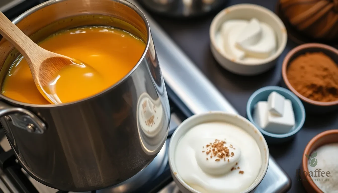 How to Make Caramel Sauce for Coffee: Easy Homemade Recipe in 4 Simple Steps 4 How to Make Caramel Sauce for Coffee: Easy Homemade Recipe in 4 Simple Steps 3