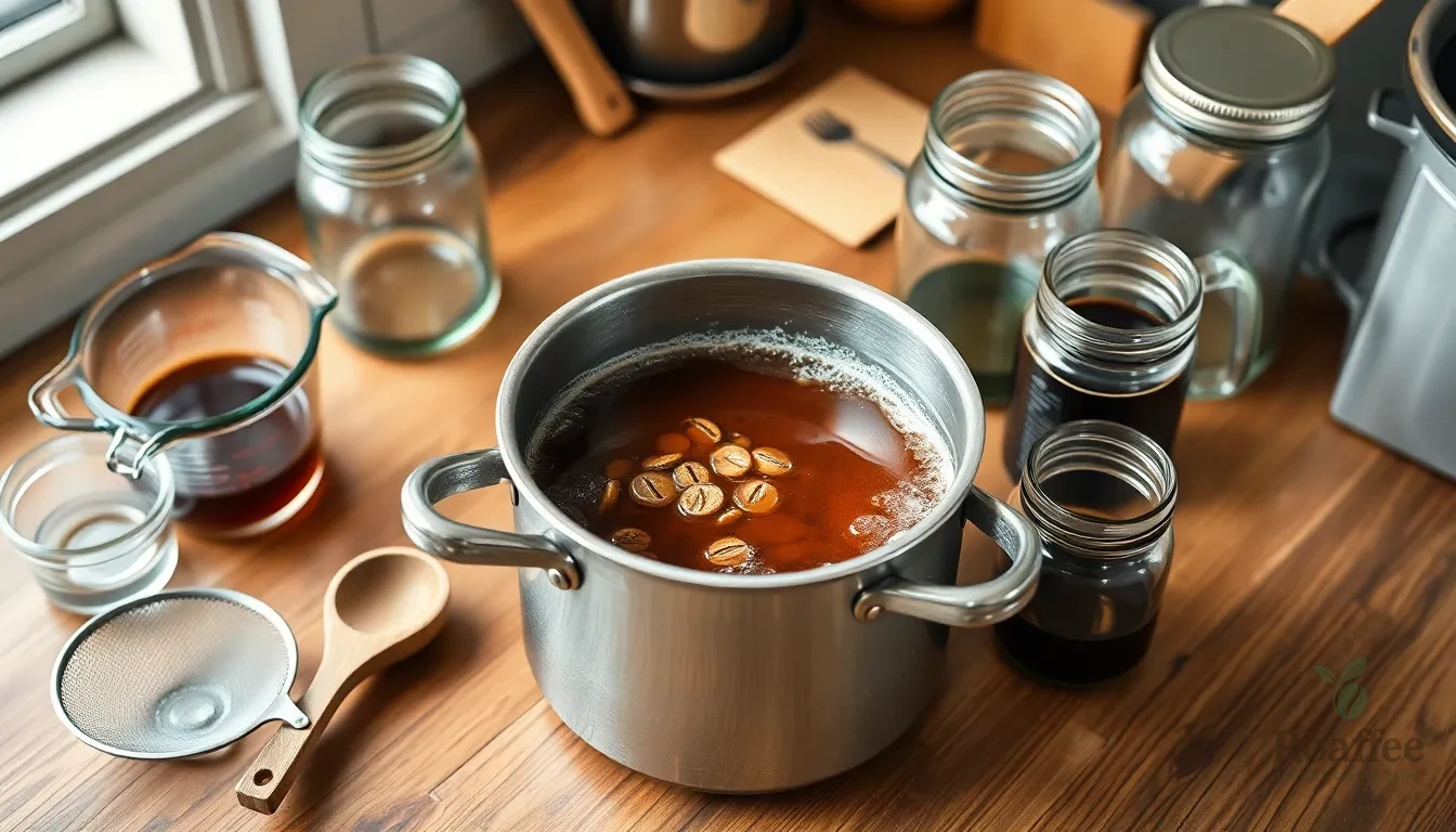 How to Make Coffee Syrup: Easy Homemade Recipe for Barista-Quality Drinks 4 How to Make Coffee Syrup: Easy Homemade Recipe for Barista-Quality Drinks 3