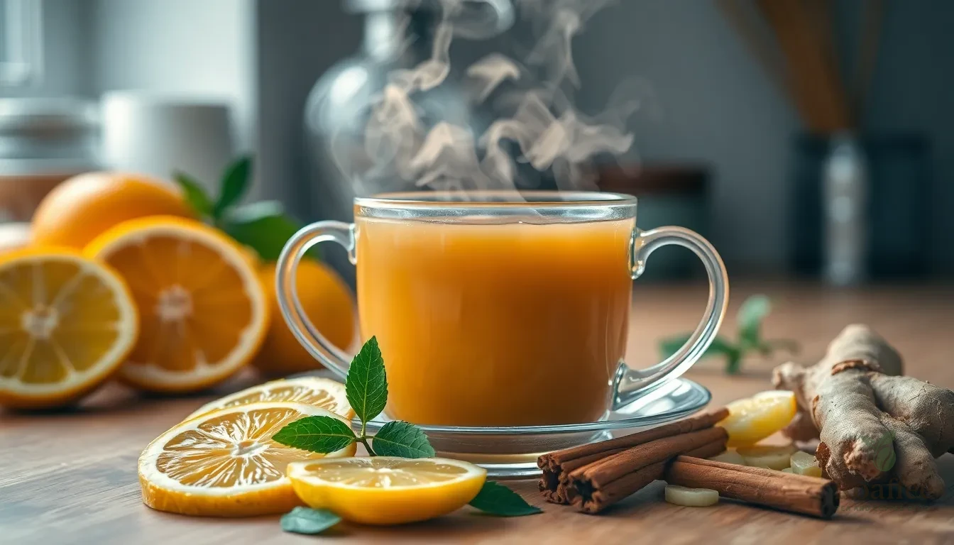 Best Immune Tea Recipe: 10-Minute Natural Cold & Flu Fighter with Ginger & Turmeric 4 Best Immune Tea Recipe: 10-Minute Natural Cold & Flu Fighter with Ginger & Turmeric 3