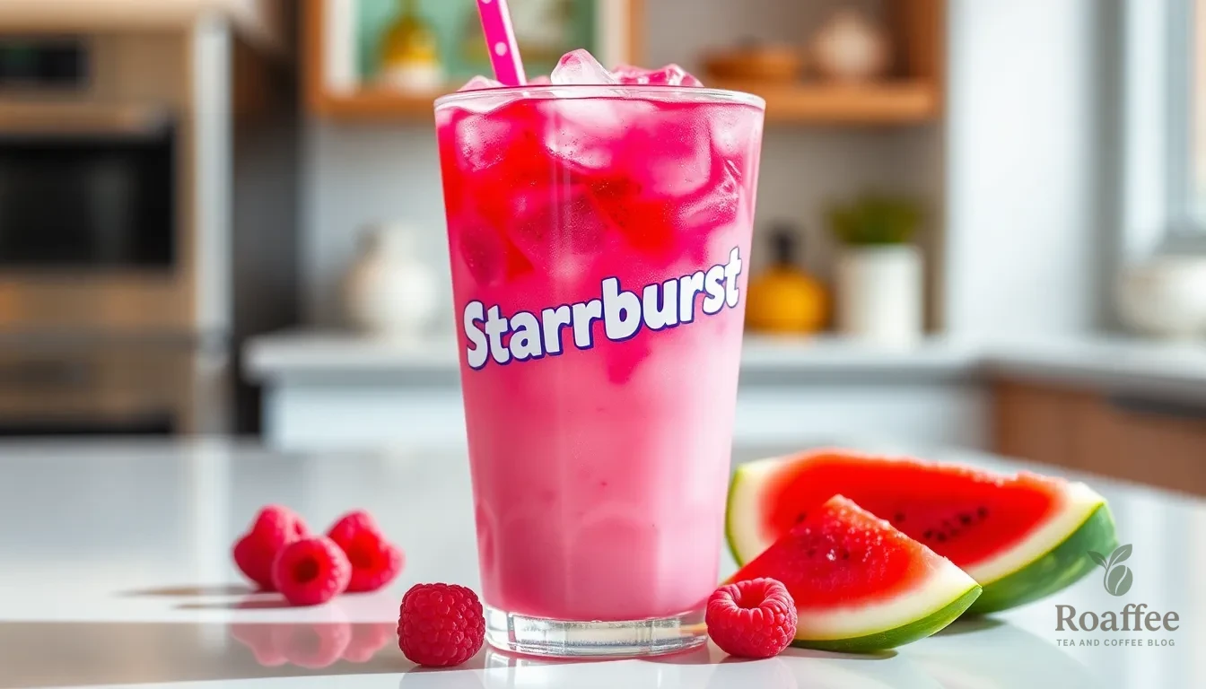 Pink Starburst Loaded Tea Recipe: DIY Candy-Flavored Energy Drink at Home 4 Pink Starburst Loaded Tea Recipe: DIY Candy-Flavored Energy Drink at Home 3