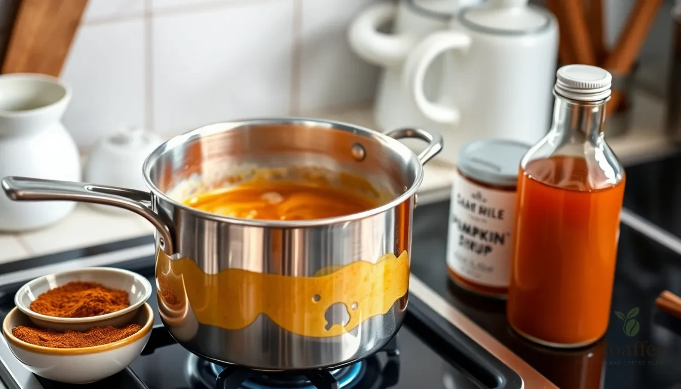 Easy Pumpkin Spice Coffee Syrup Recipe: Make Coffeehouse Flavor at Home 4 Easy Pumpkin Spice Coffee Syrup Recipe: Make Coffeehouse Flavor at Home 3