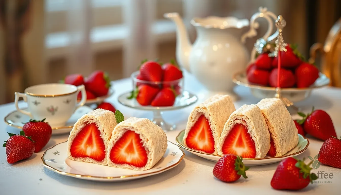 Easy Strawberry Tea Sandwiches Recipe - Perfect for Afternoon Tea 4 Easy Strawberry Tea Sandwiches Recipe - Perfect for Afternoon Tea 3