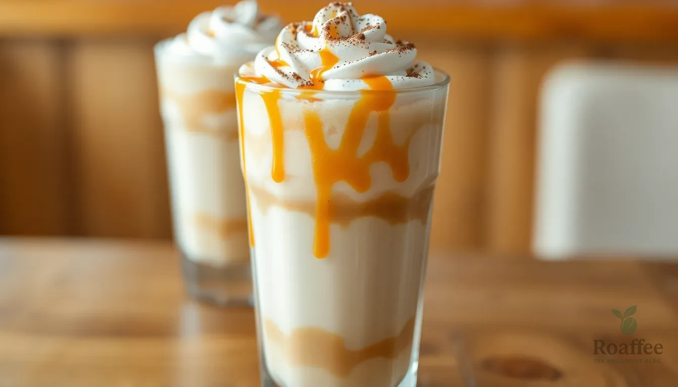 Easy Caramel Frappe Recipe No Coffee - Creamy & Delicious in 10 Minutes 6 Easy Caramel Frappe Recipe No Coffee - Creamy & Delicious in 10 Minutes 5