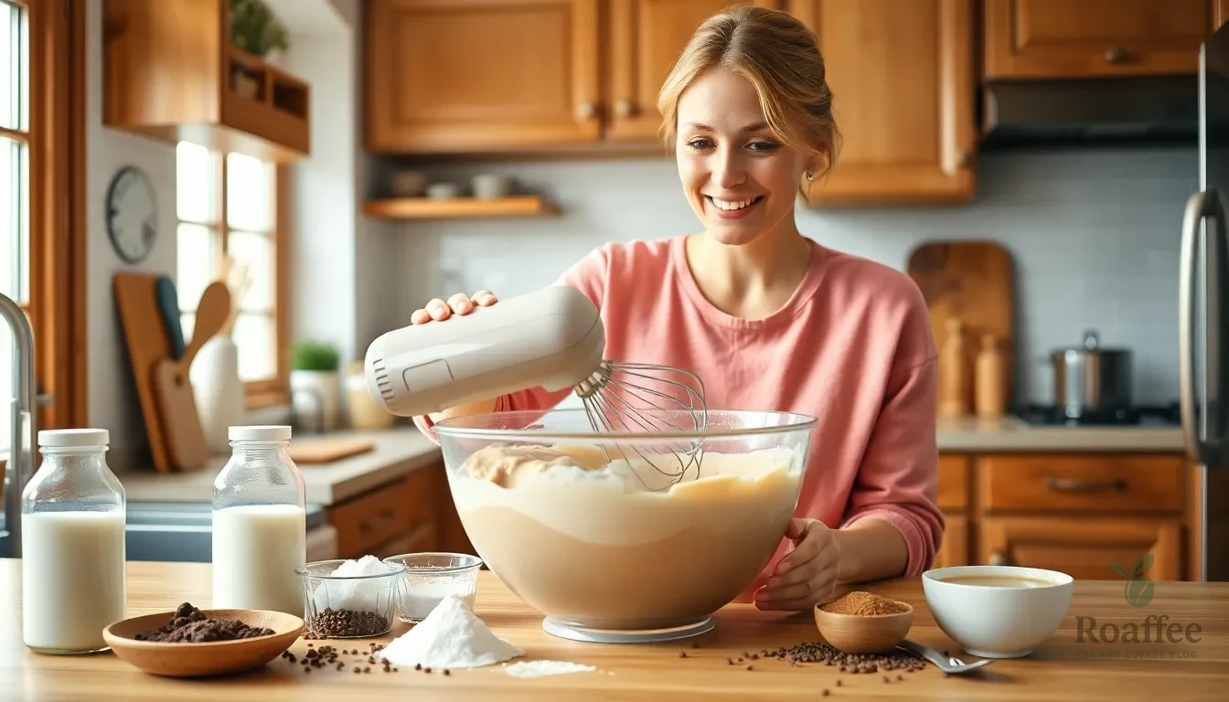 Easy Coffee Ice Cream Recipe No Egg - Creamy Homemade Treat in 30 Minutes 6 Easy Coffee Ice Cream Recipe No Egg - Creamy Homemade Treat in 30 Minutes 5