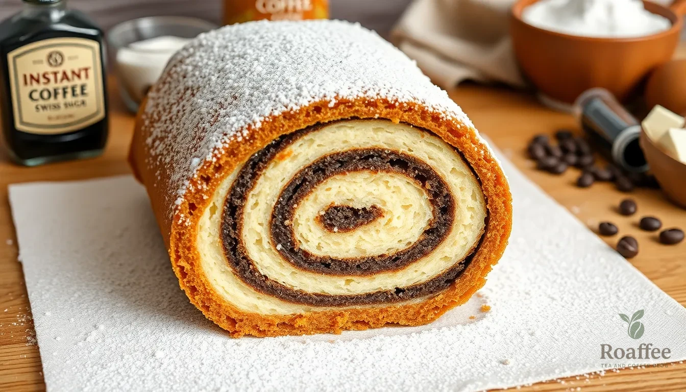 Perfect Coffee Swiss Roll Recipe: Easy Step-by-Step Guide for Bakery-Quality Results 6 Perfect Coffee Swiss Roll Recipe: Easy Step-by-Step Guide for Bakery-Quality Results 5
