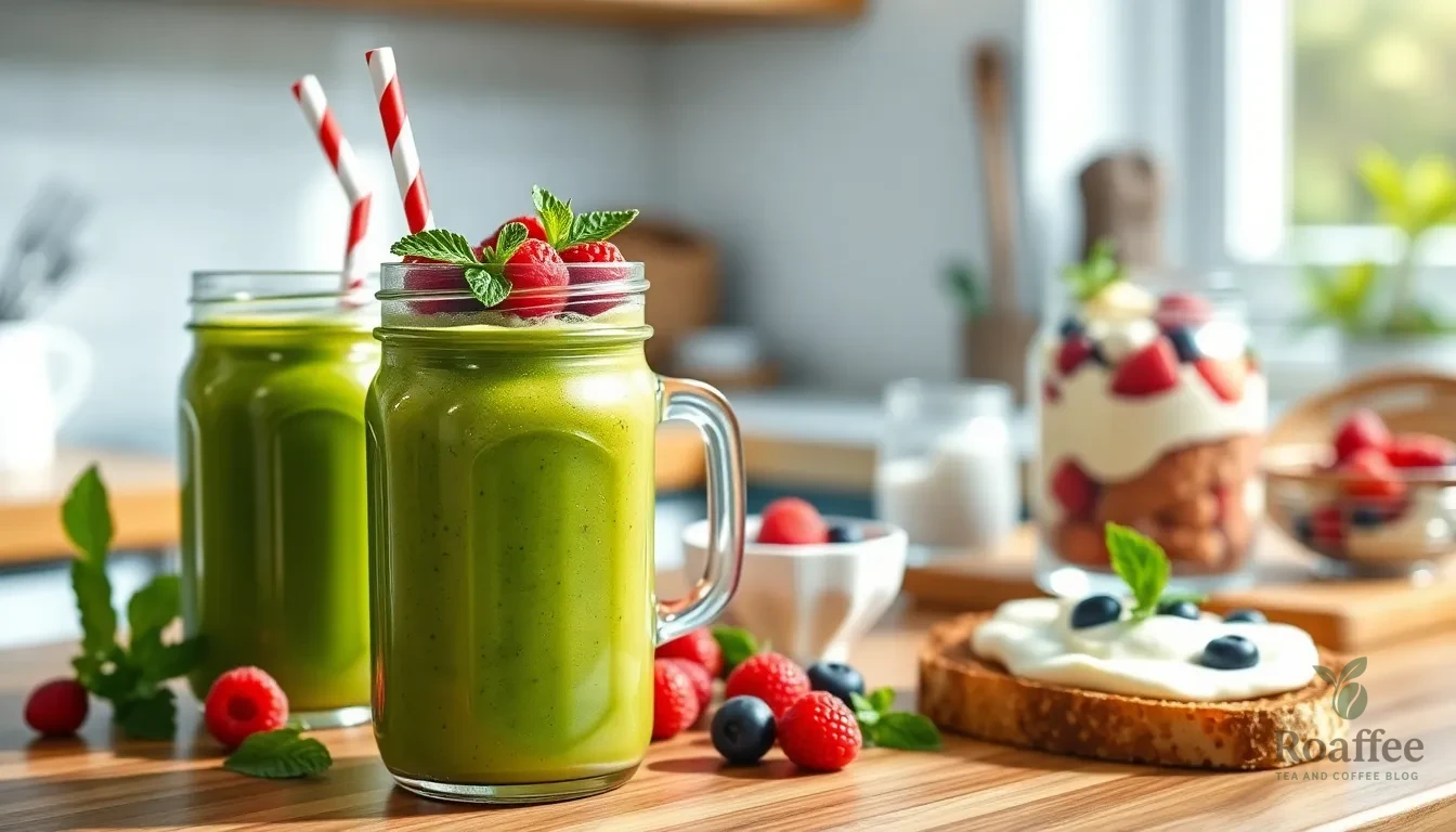 Green Tea Smoothie Recipe: 5-Minute Healthy Energy Boost (No Coffee Needed!) 6 Green Tea Smoothie Recipe: 5-Minute Healthy Energy Boost (No Coffee Needed!) 5
