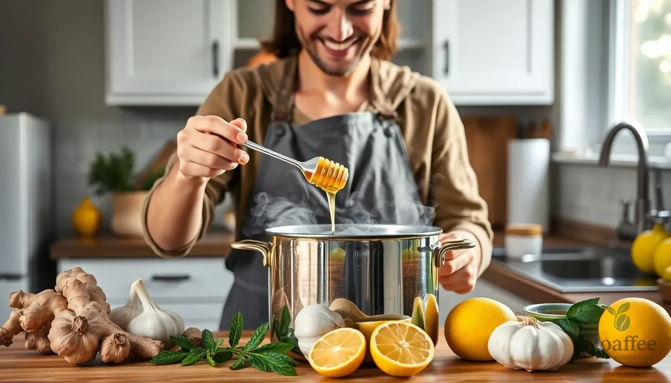 Best Immune Tea Recipe: 10-Minute Natural Cold & Flu Fighter with Ginger & Turmeric 6 Best Immune Tea Recipe: 10-Minute Natural Cold & Flu Fighter with Ginger & Turmeric 5