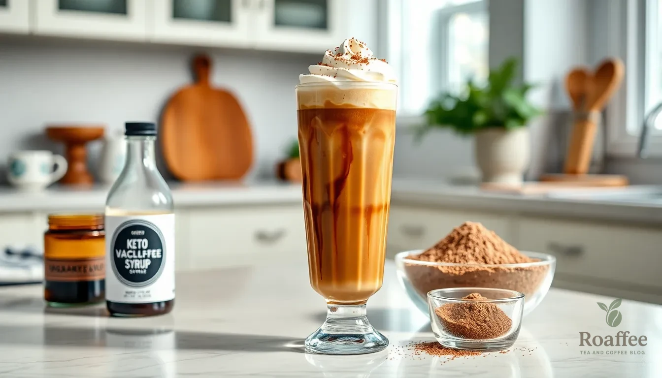 Easy 5-Minute Keto Iced Coffee Recipe at Home (Under 2g Carbs!) 6 Easy 5-Minute Keto Iced Coffee Recipe at Home (Under 2g Carbs!) 5