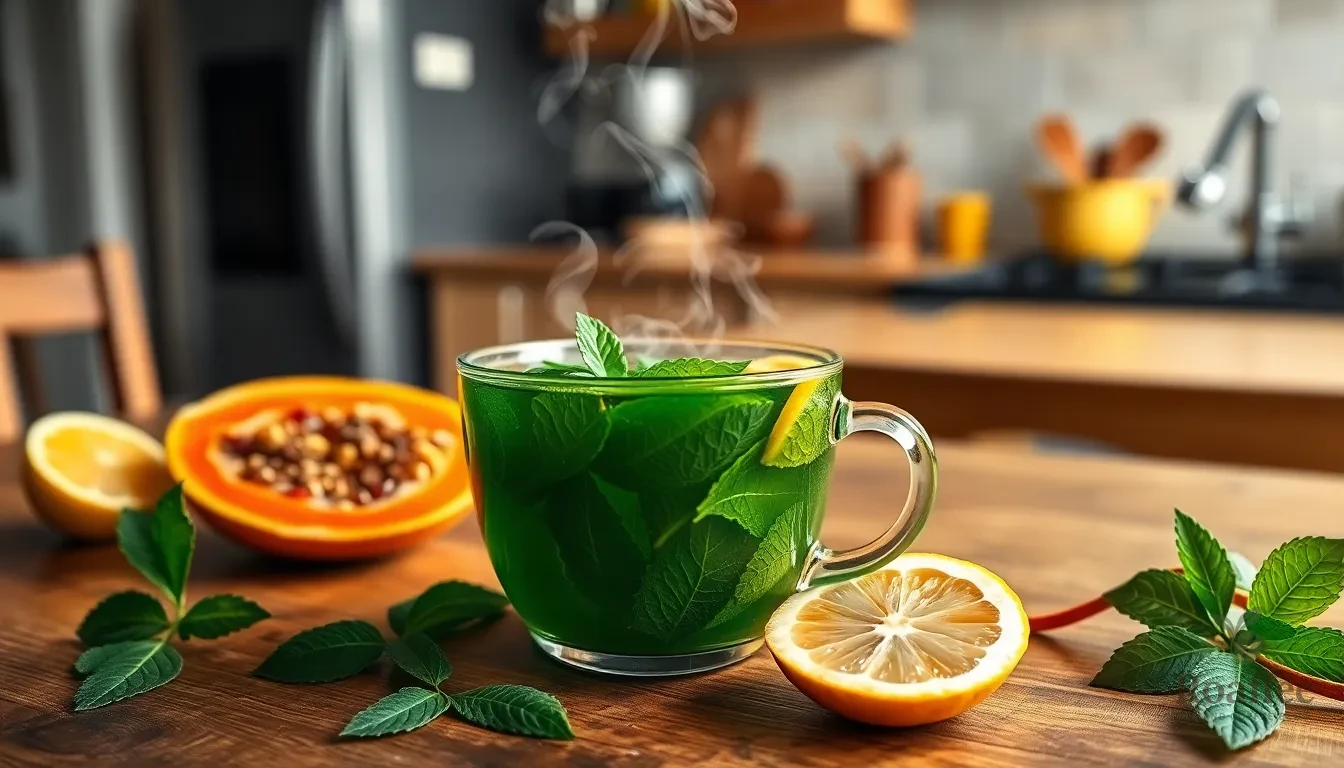 Passion Papaya Green Tea Recipe: Easy Tropical Twist for Your Daily Tea Ritual 6 Passion Papaya Green Tea Recipe: Easy Tropical Twist for Your Daily Tea Ritual 5