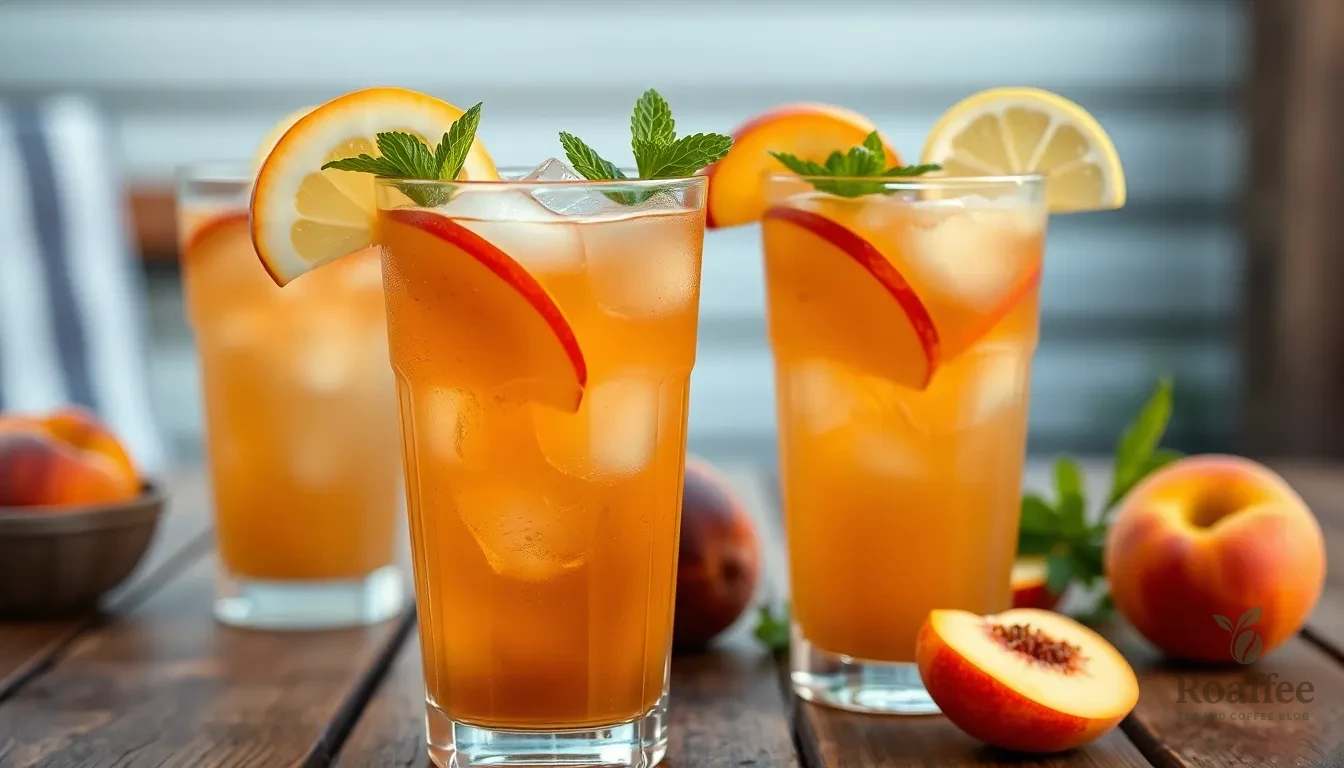 Easy Peach Sweet Tea Recipe: Perfect Summer Refresher in 30 Minutes 6 Easy Peach Sweet Tea Recipe: Perfect Summer Refresher in 30 Minutes 5