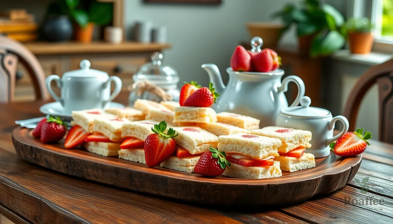 Easy Strawberry Tea Sandwiches Recipe - Perfect for Afternoon Tea 6 Easy Strawberry Tea Sandwiches Recipe - Perfect for Afternoon Tea 5