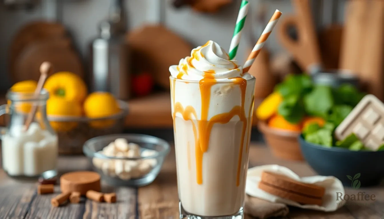 Easy Caramel Frappe Recipe No Coffee - Creamy & Delicious in 10 Minutes 8 Easy Caramel Frappe Recipe No Coffee - Creamy & Delicious in 10 Minutes 7