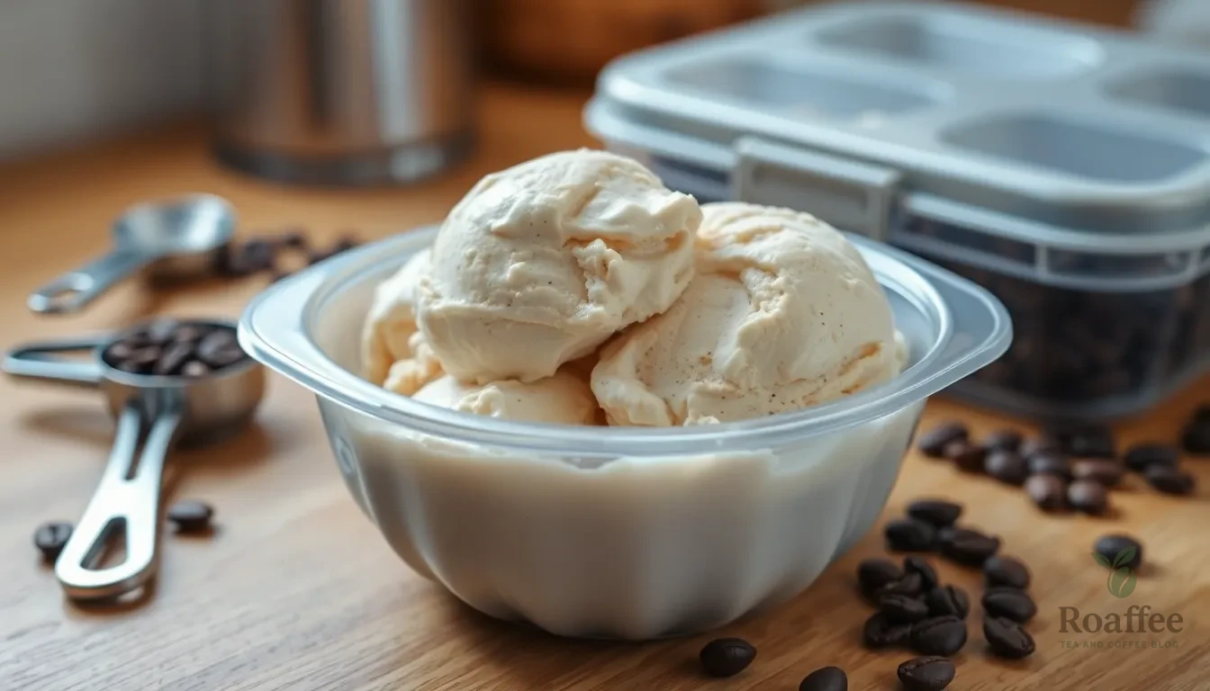 Easy Coffee Ice Cream Recipe No Egg - Creamy Homemade Treat in 30 Minutes 8 Easy Coffee Ice Cream Recipe No Egg - Creamy Homemade Treat in 30 Minutes 7