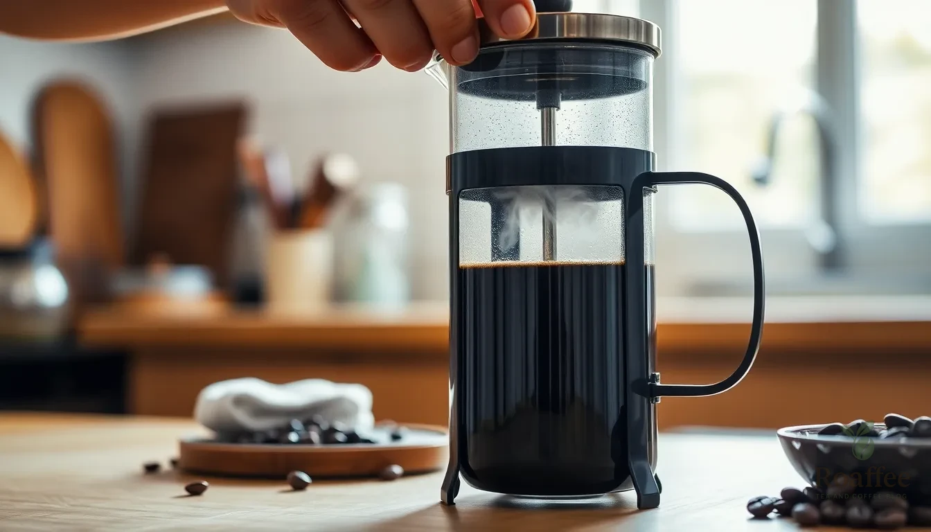 How to Use a Coffee Press: Complete Guide for Perfect French Press Coffee 8 How to Use a Coffee Press: Complete Guide for Perfect French Press Coffee 7