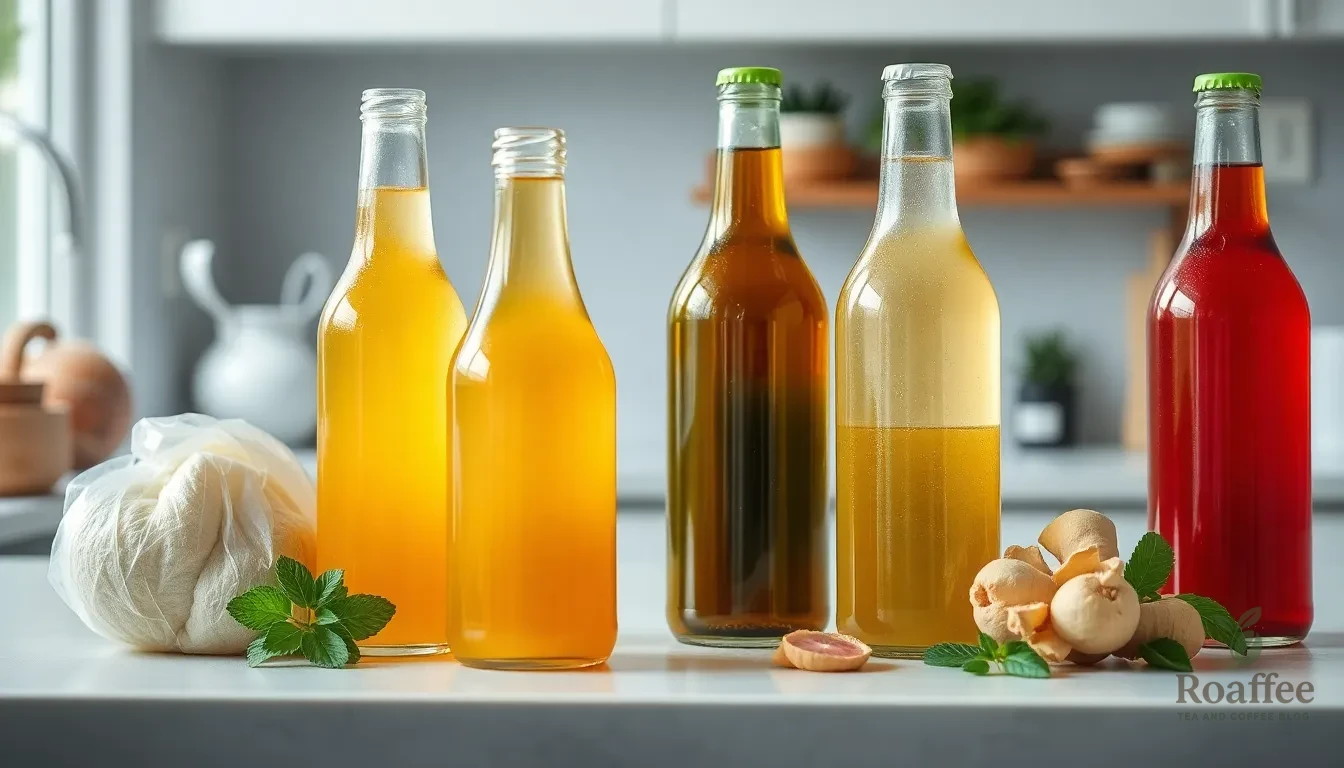 Easy Kombucha Tea Recipe: Brew Your Own Probiotic Drink in 7 Days 8 Easy Kombucha Tea Recipe: Brew Your Own Probiotic Drink in 7 Days 7