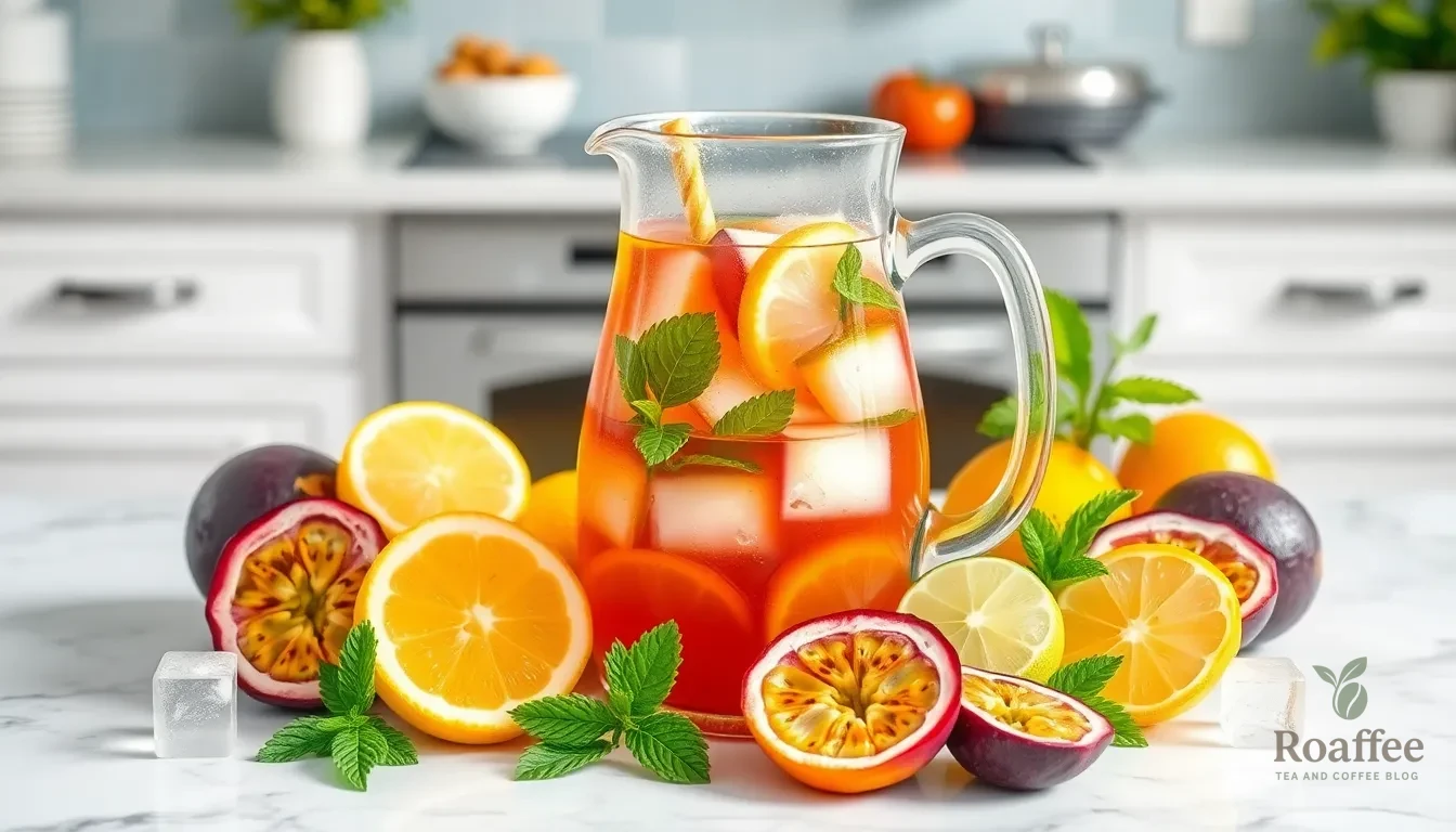 Easy Passion Fruit Tea Recipe: Tropical Refreshment in 15 Minutes 8 Easy Passion Fruit Tea Recipe: Tropical Refreshment in 15 Minutes 7