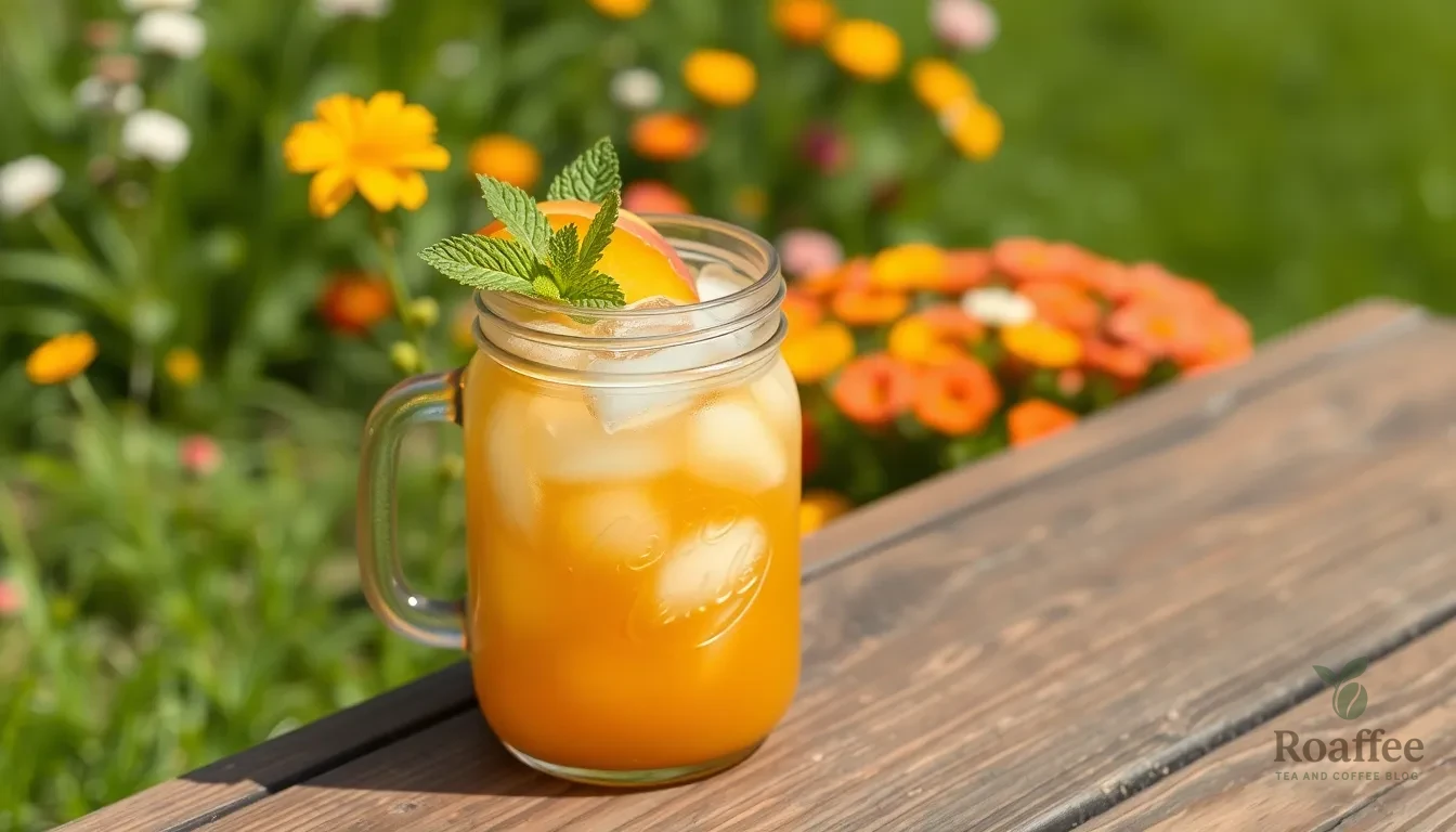 Easy Peach Sweet Tea Recipe: Perfect Summer Refresher in 30 Minutes 8 Easy Peach Sweet Tea Recipe: Perfect Summer Refresher in 30 Minutes 7