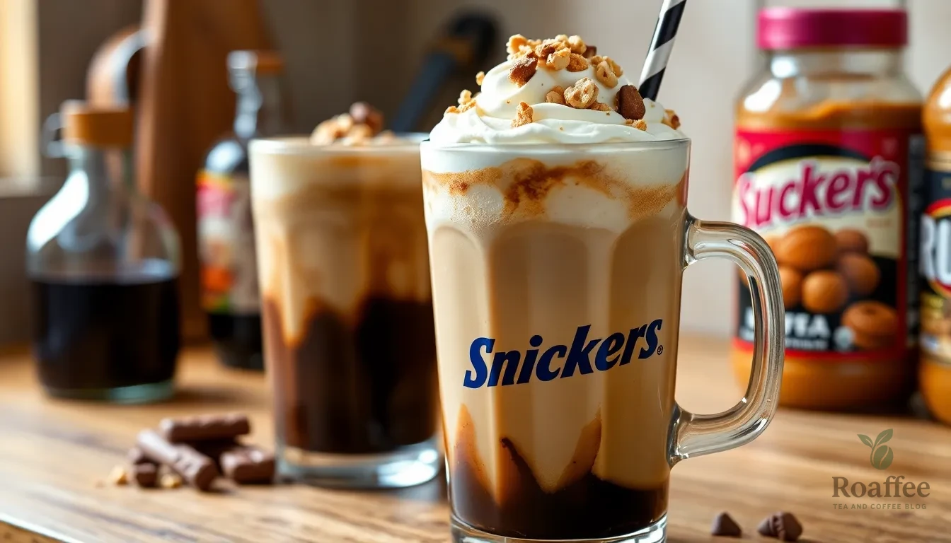 Easy Snickers Iced Coffee Recipe: 5-Minute Homemade Candy Bar Coffee 8 Easy Snickers Iced Coffee Recipe: 5-Minute Homemade Candy Bar Coffee 7