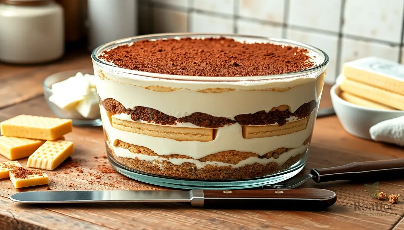 Easy Tiramisu Recipe Without Coffee - Perfect for Kids & Caffeine-Free Dessert Lovers 8 Easy Tiramisu Recipe Without Coffee - Perfect for Kids & Caffeine-Free Dessert Lovers 7