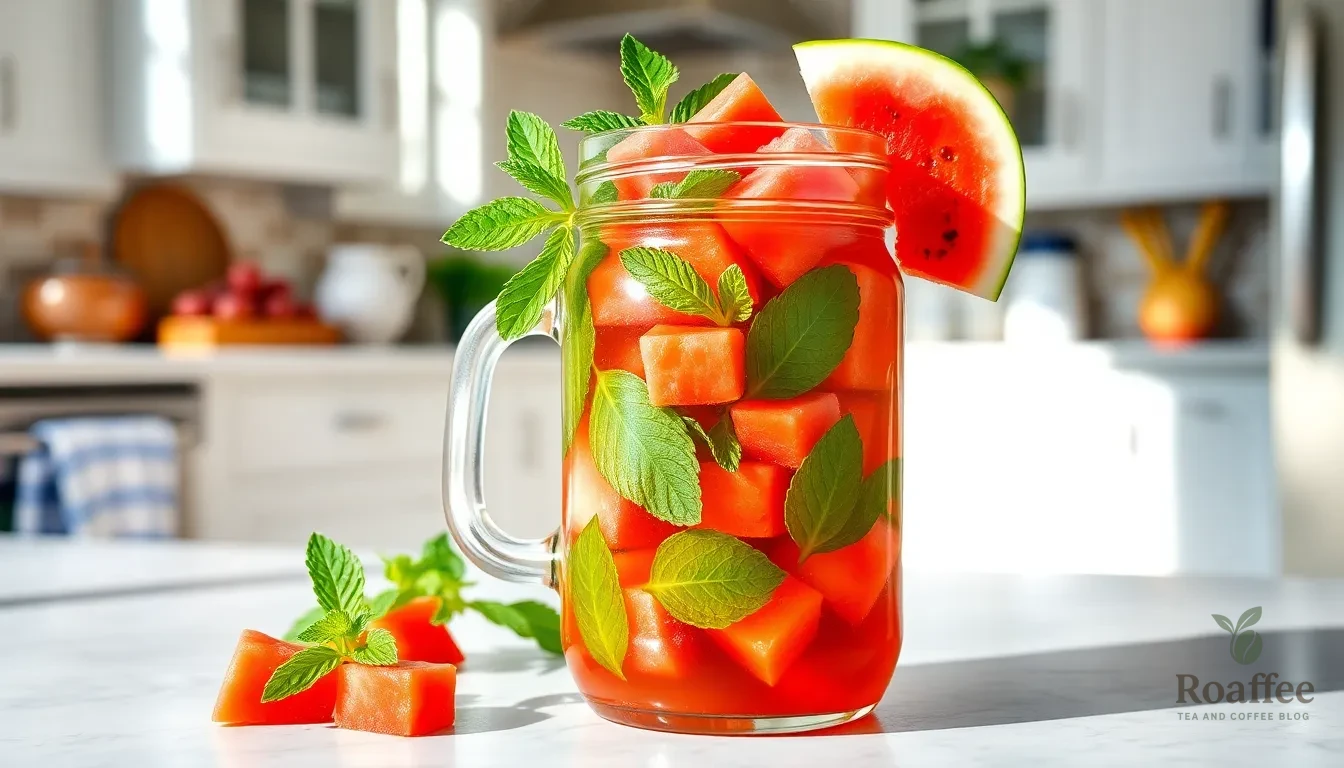 Refreshing Watermelon Loaded Tea Recipe: Perfect Summer Energy Drink in 15 Minutes 8 Refreshing Watermelon Loaded Tea Recipe: Perfect Summer Energy Drink in 15 Minutes 7