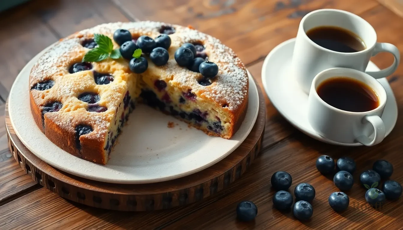 Easy Blueberry Sour Cream Coffee Cake Recipe - Moist & Bakery-Quality 10 Easy Blueberry Sour Cream Coffee Cake Recipe - Moist & Bakery-Quality 9