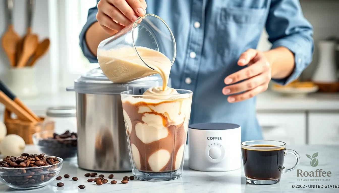 Easy Coffee Frozen Yogurt Recipe: No Ice Cream Maker Required (Ready in 4 Hours!) 10 Easy Coffee Frozen Yogurt Recipe: No Ice Cream Maker Required (Ready in 4 Hours!) 9
