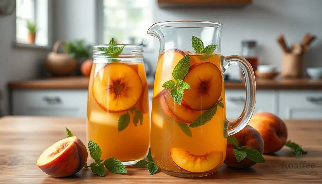 Easy Peach Sweet Tea Recipe: Perfect Summer Refresher in 30 Minutes 10 Easy Peach Sweet Tea Recipe: Perfect Summer Refresher in 30 Minutes 9