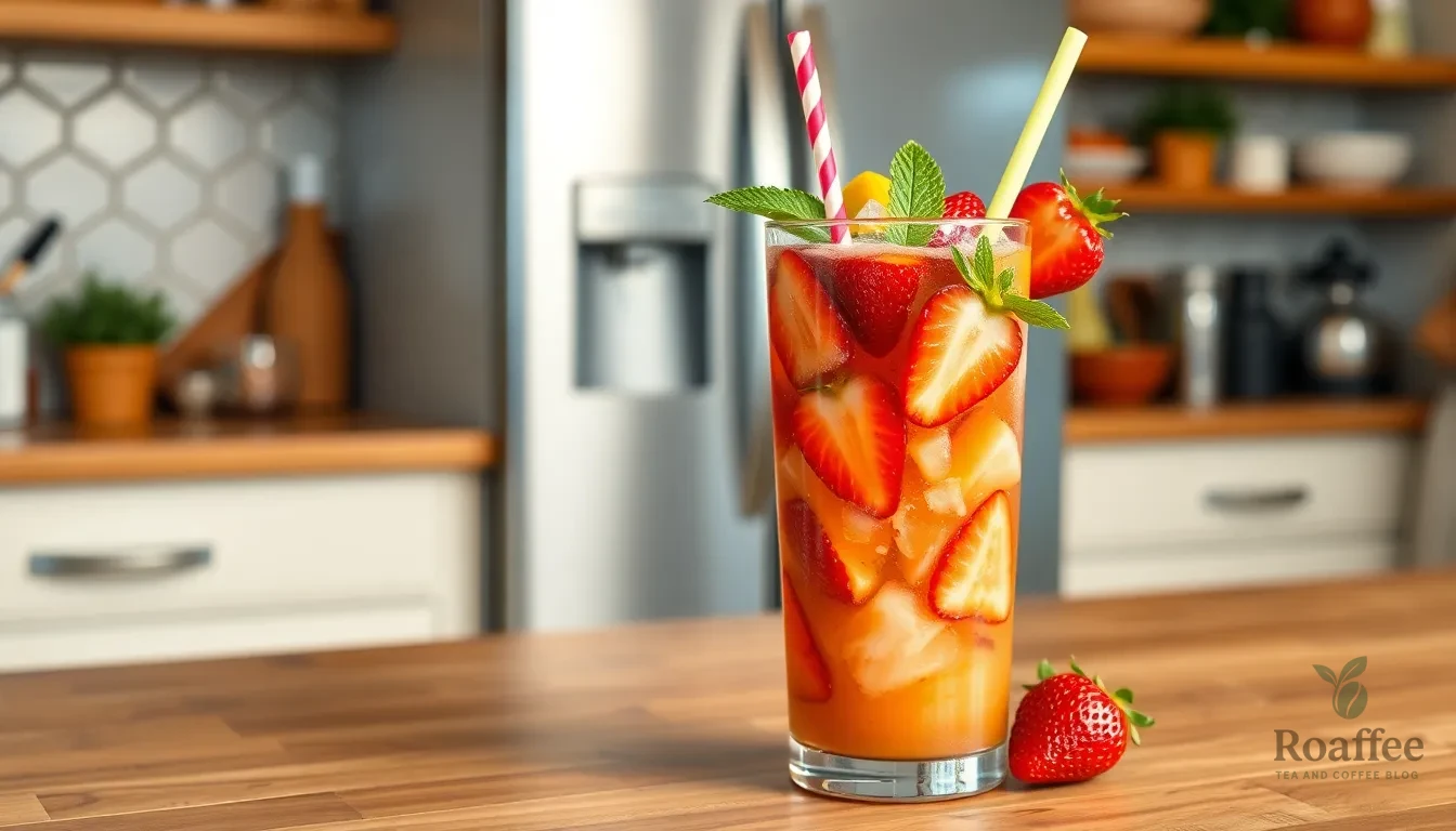 Easy Strawberry Pina Colada Loaded Tea Recipe (Ready in 10 Minutes!) 10 Easy Strawberry Pina Colada Loaded Tea Recipe (Ready in 10 Minutes!) 9