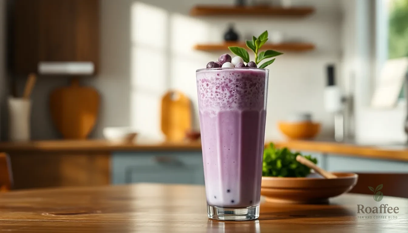 Easy Homemade Taro Milk Tea Recipe (Better Than Café Quality!) 10 Easy Homemade Taro Milk Tea Recipe (Better Than Café Quality!) 9