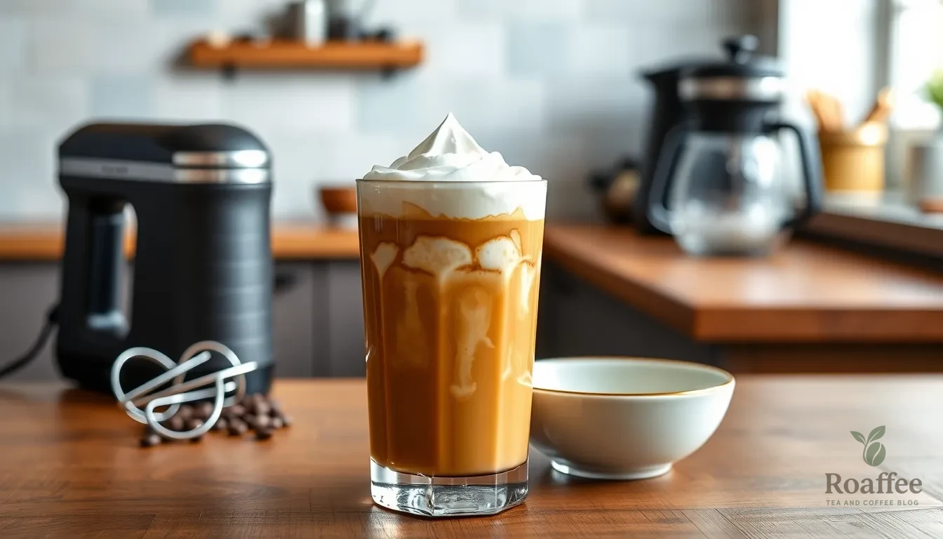 Easy 5-Minute Whipped Iced Coffee Recipe (Dalgona Coffee at Home) 10 Easy 5-Minute Whipped Iced Coffee Recipe (Dalgona Coffee at Home) 9