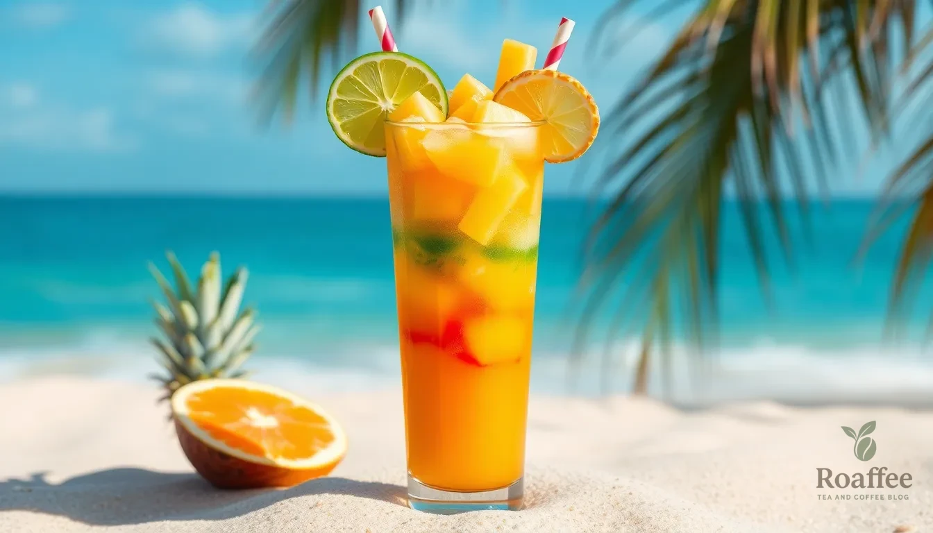 Bahama Mama Loaded Tea Recipe: Easy Tropical Energizing Drink in 5 Minutes 12 Bahama Mama Loaded Tea Recipe: Easy Tropical Energizing Drink in 5 Minutes 11