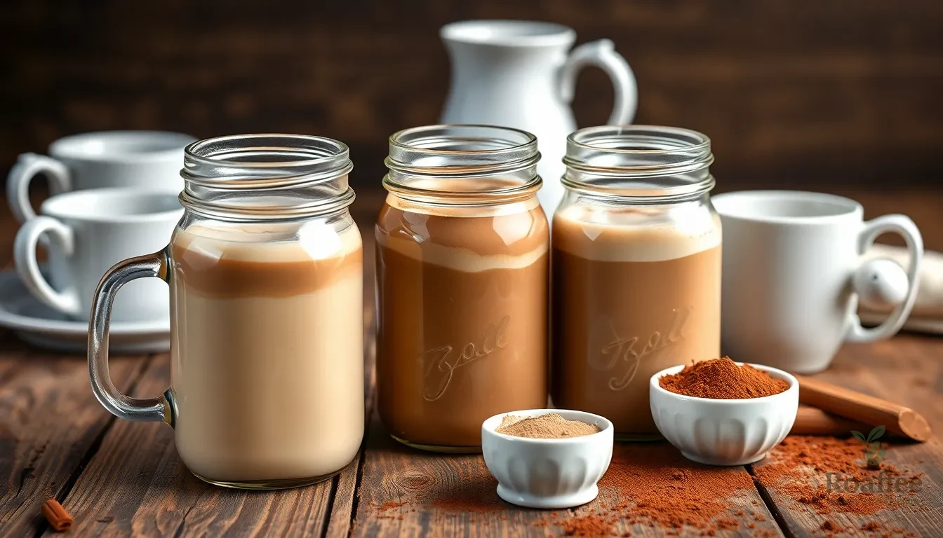 Easy Homemade Mocha Coffee Creamer Recipe (5 Minutes + No Artificial Ingredients) 12 Easy Homemade Mocha Coffee Creamer Recipe (5 Minutes + No Artificial Ingredients) 11