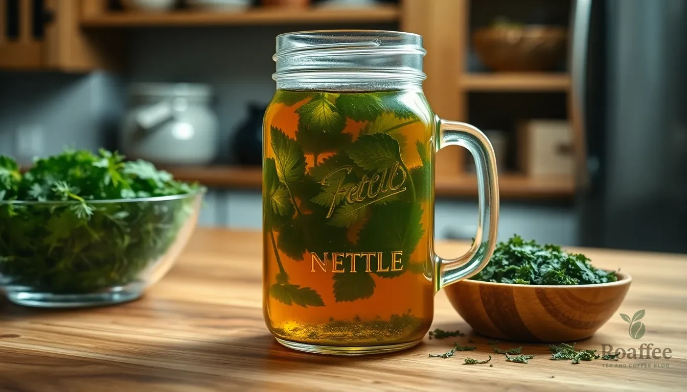 Easy Nettle Tea Recipe: Fresh & Dried Methods for Homemade Herbal Tea 12 Easy Nettle Tea Recipe: Fresh & Dried Methods for Homemade Herbal Tea 11