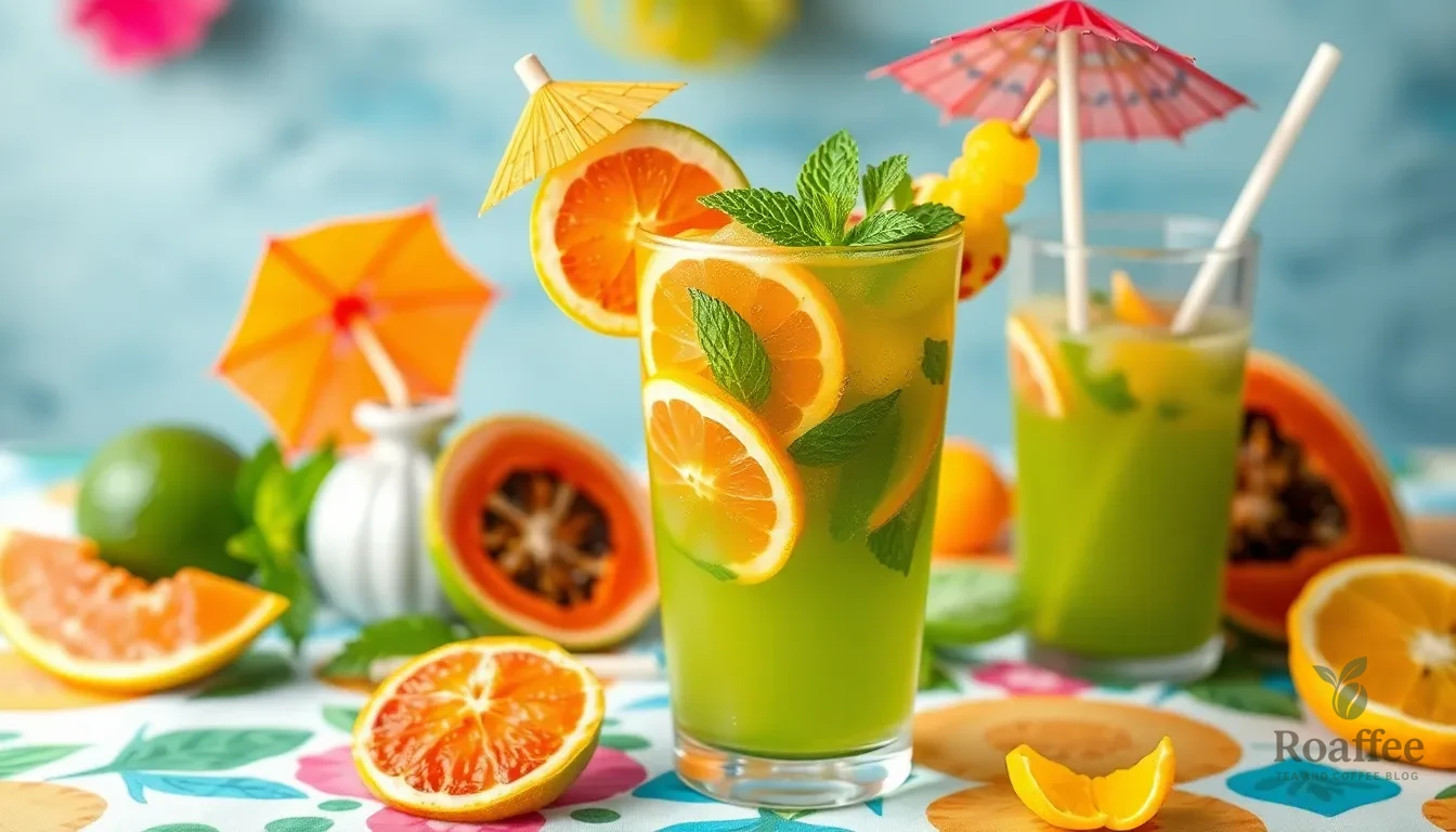 Passion Papaya Green Tea Recipe: Easy Tropical Twist for Your Daily Tea Ritual 12 Passion Papaya Green Tea Recipe: Easy Tropical Twist for Your Daily Tea Ritual 11