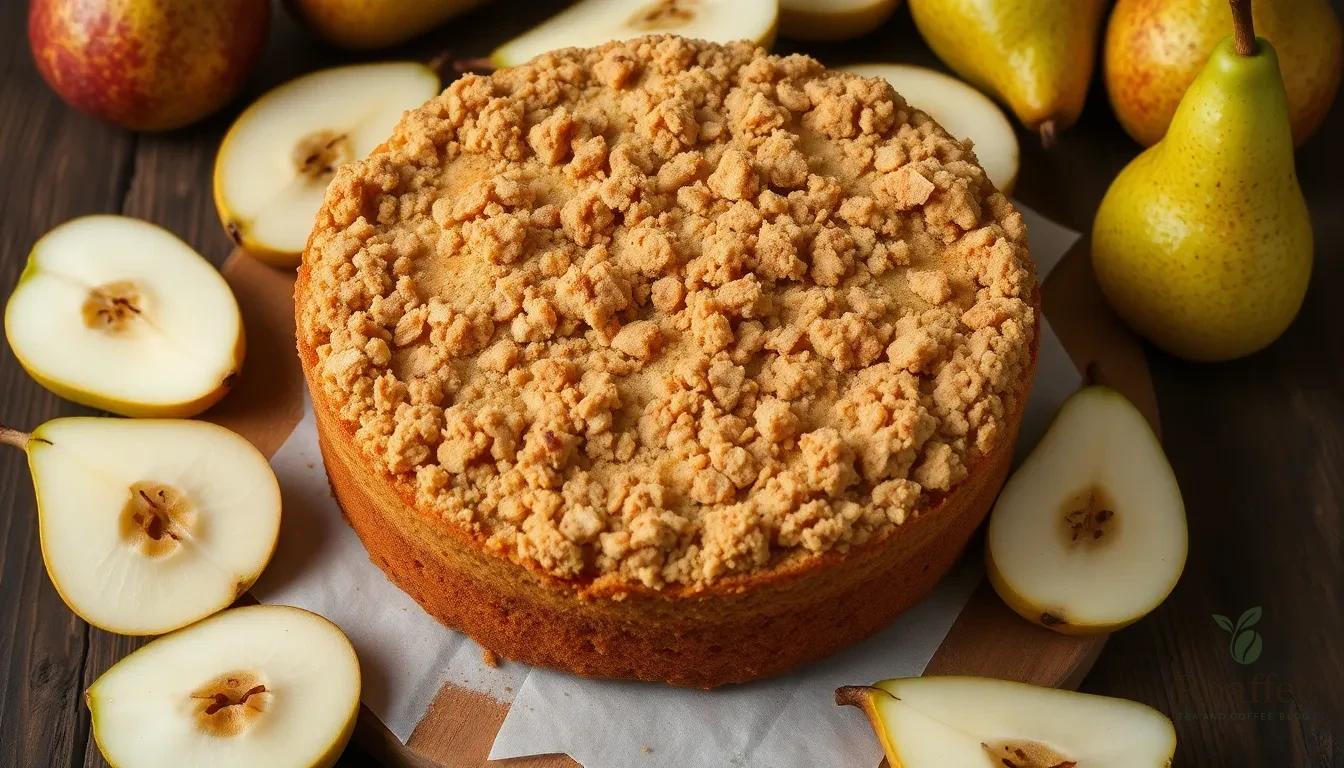 Easy Pear Coffee Cake Recipe: Perfect Fall Dessert with Streusel Topping 14 Easy Pear Coffee Cake Recipe: Perfect Fall Dessert with Streusel Topping 13