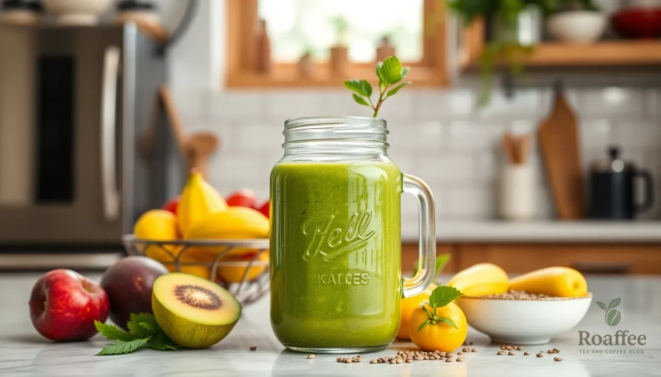 Green Tea Smoothie Recipe: 5-Minute Healthy Energy Boost (No Coffee Needed!) 16 Green Tea Smoothie Recipe: 5-Minute Healthy Energy Boost (No Coffee Needed!) 15
