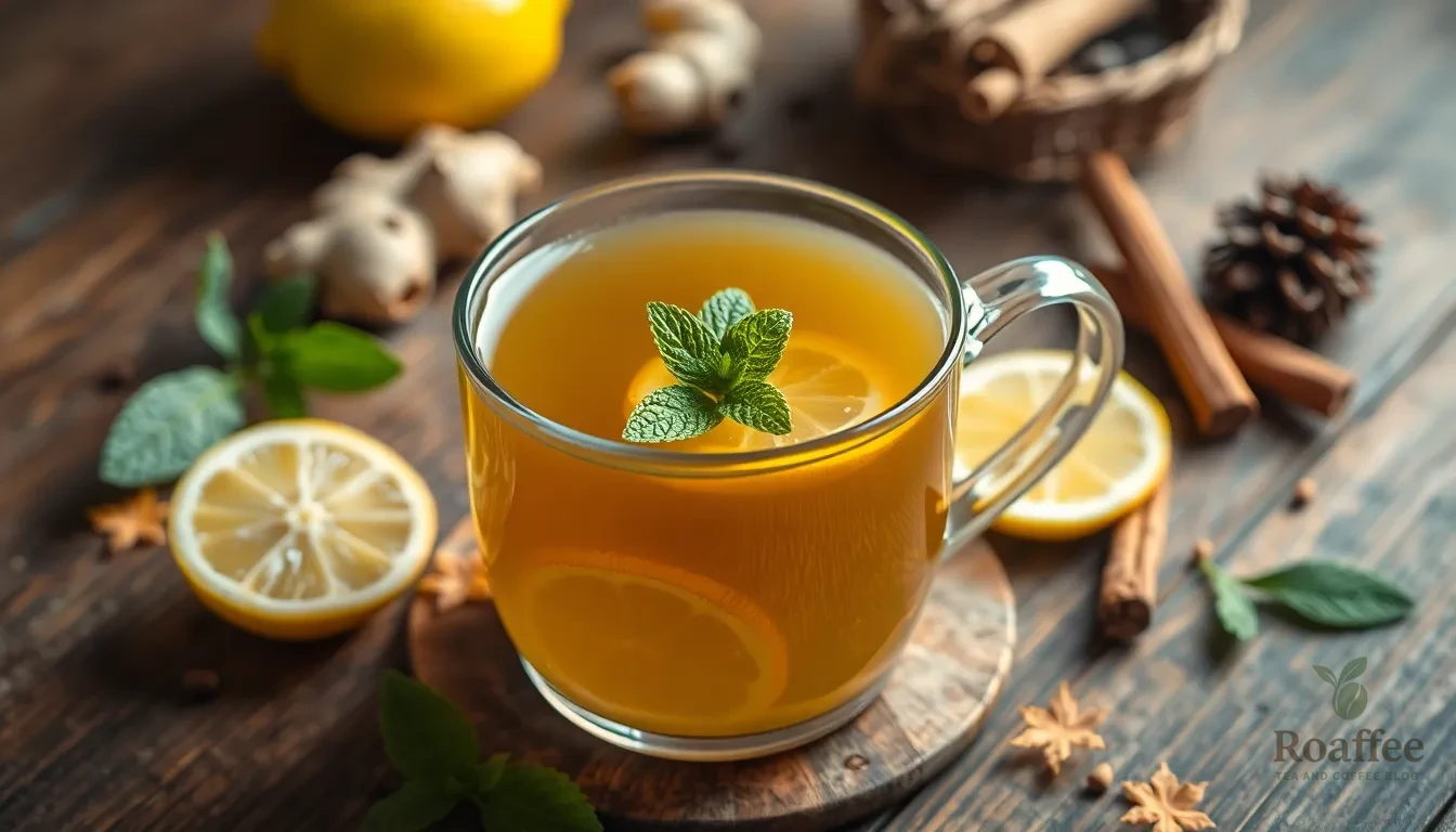 Best Immune Tea Recipe: 10-Minute Natural Cold & Flu Fighter with Ginger & Turmeric 16 Best Immune Tea Recipe: 10-Minute Natural Cold & Flu Fighter with Ginger & Turmeric 15
