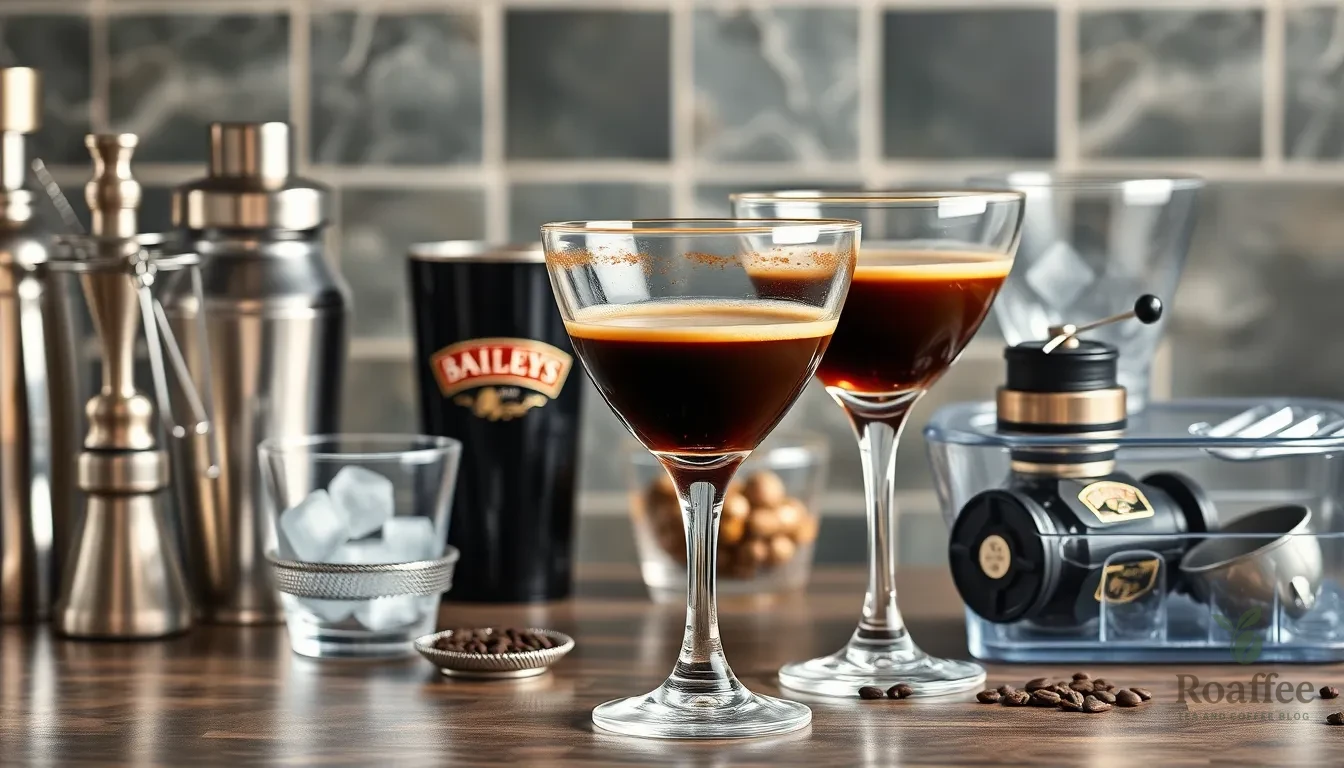Perfect Coffee Martini Recipe with Baileys Irish Cream (Easy 5-Minute Cocktail) 2 Perfect Coffee Martini Recipe with Baileys Irish Cream (Easy 5-Minute Cocktail) 1